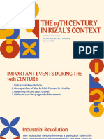 The 19th Century in Rizal's Context