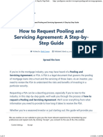 How To Request Pooling and Servicing Agreement A Step-By-Step Guide - Pool Tips USA