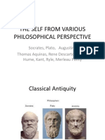 The Self From Various Philosophical Perspective