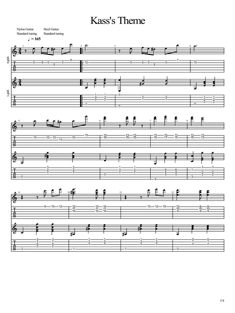 Kass s theme pdf