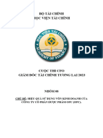 Báo Cáo Đánh Giá CTCP OPC - Nhóm 08 - V2 - CFO 2023