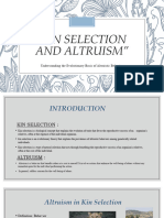 Kin Selection and Altruism