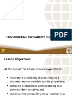 PSUnit I Lesson 2 Constructing Probability Distributions