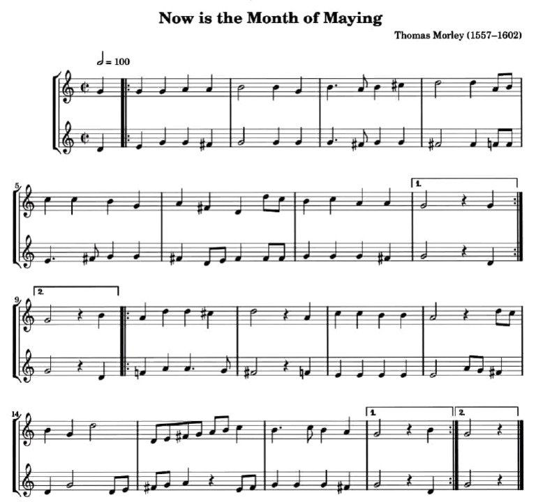 Now Is The Month of Maying | PDF