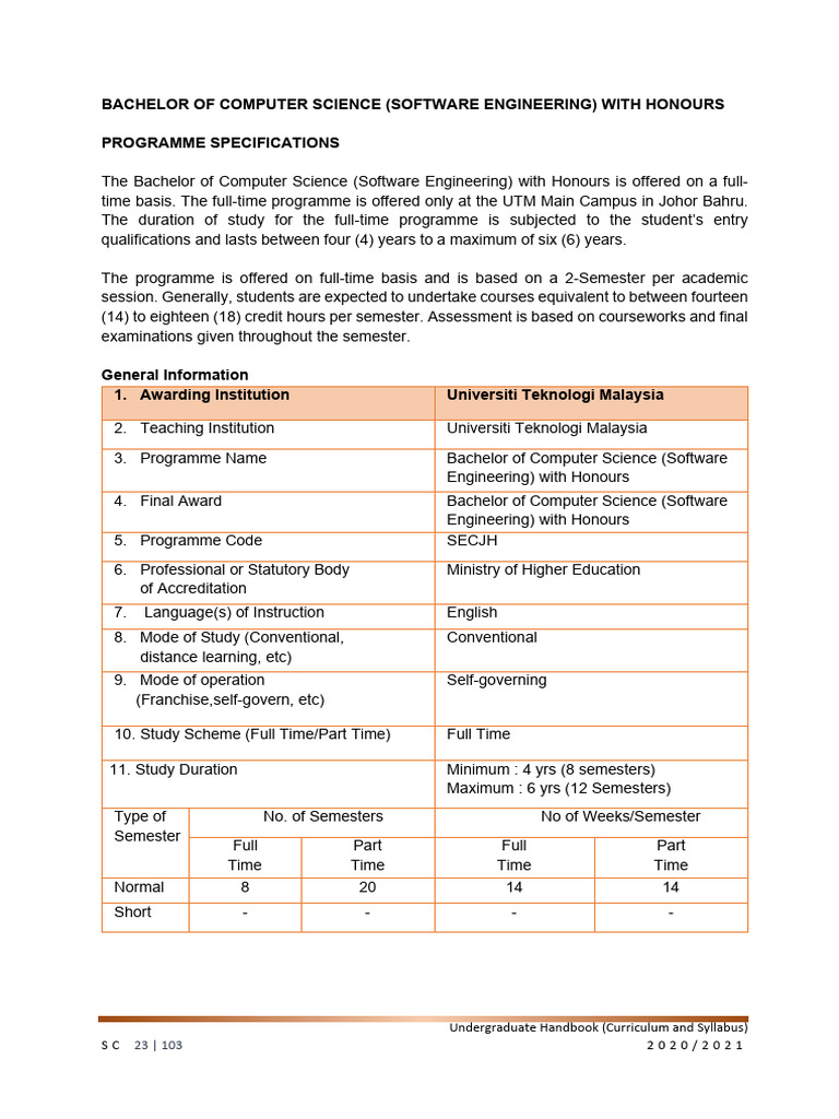 Software Engineering Program Overview | PDF | Databases | Computer ...