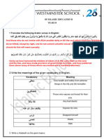 Yr.10 Mid-Term Revision Worksheet MARCH 2024