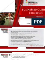 Business English - Meeting 4 - Intermediate