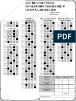 3° Trim2 Solucionario Hoja de Respuestas Darukel 2023-2024