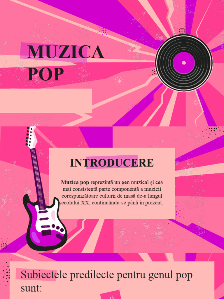 Muzica Pop | PDF
