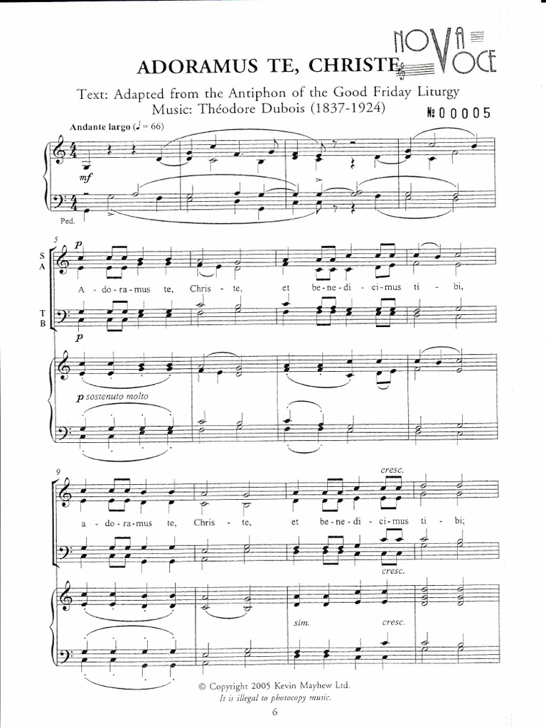 Adoramus Te, Christe Lyrics PDF | PDF