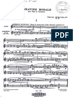 Koechlin Sonatine Modale op.155