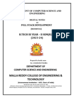 Full Stack Development (R20a0516)