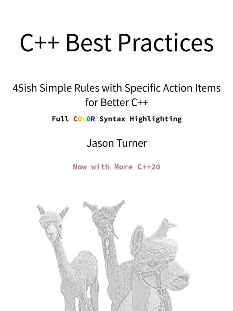 C best practices 45ish simple rules with specific action items for