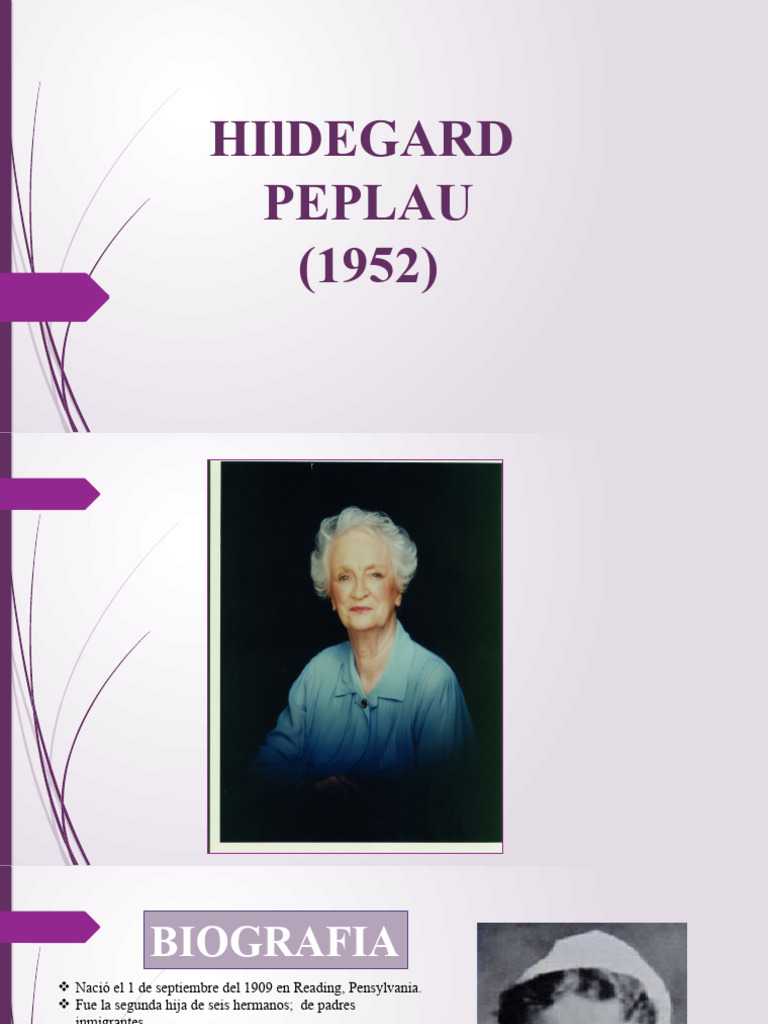 Hildegard Peplau | PDF | Enfermería | Cuidado de la salud