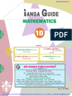 10th Maths Ganga Guide in English