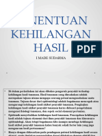 Penentuan Kehilangan Hasil