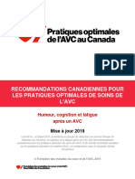2019 - Lanctôt K.L. Et Al - Recommandations Canadiennes AVC - Humeur, Cognition Et Fatigue
