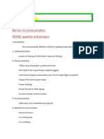 Barriers To Communication