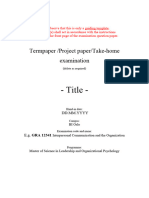 Template Termpaper Project-Paper Take-Home-Exams Eng