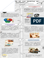 Infografía de Proceso Recortes de Papel Notas Verde