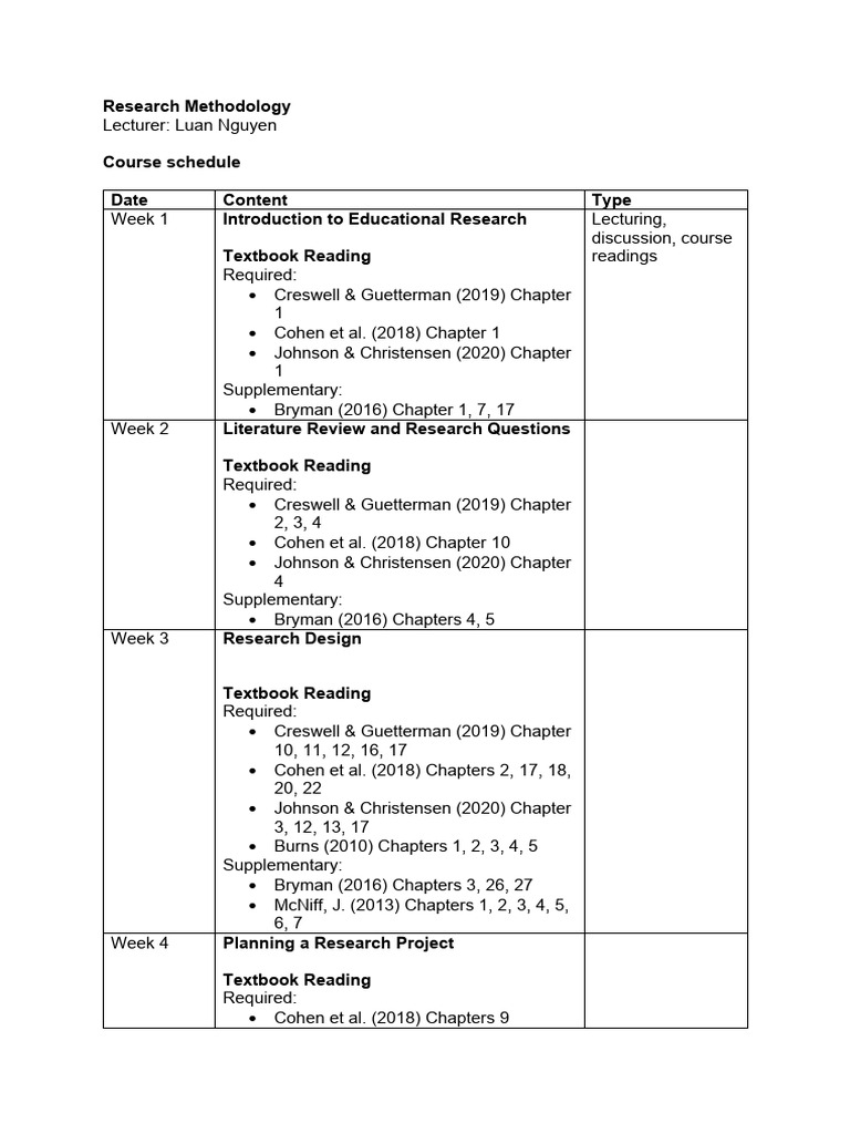 Educational Research Methodology Guide | PDF | Statistics ...
