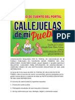 Concurso de Cuento Del Portal de Callejuelas de Mi Pueblo