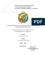 Estado Situacional Del Manejo de Aceite Lubricante Usado en Los Talleres de Mecánica Automotriz de La Ciudad de Chota-2020.