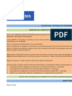 Disciplina: Sistema de Informação No Cuidado E Na Gestão Análise Da Completude de Prontuários Médicos Na Estratégia de Saúde Da Família