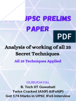 2020 UPSC Prelims Paper & 25 Tricks - Analysis