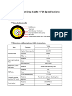 12-Core Fiber Optic Cable Specifications | PDF | Optical Fiber ...