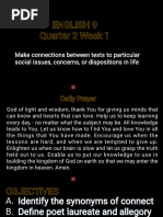 English 9 Q2W1 Crossing The Bar