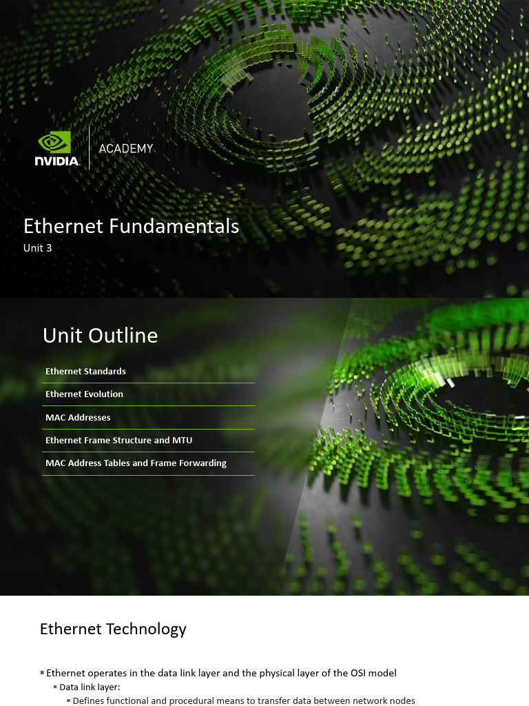 Ethernet Fundamentals Pdf Ethernet Computer Network