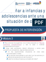 Propuesta de intervención módulo 3