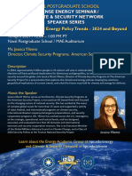 NPS Defense Energy Seminar Speaker Series - Yllemo