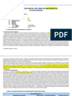 3º PLAN CURRICULAR ANUAL MATEMÁTICA