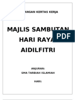 Cadangan Kertas Kerja Hari Raya