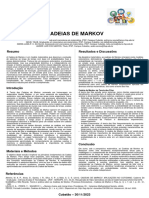 Poster Cadeias de Markov