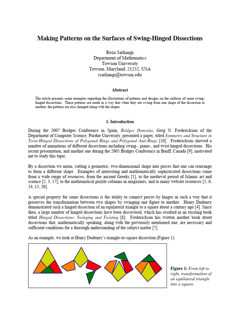 Making Patterns On The Surface | PDF | Shape | Pattern