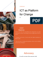 ICT As Platform For Change