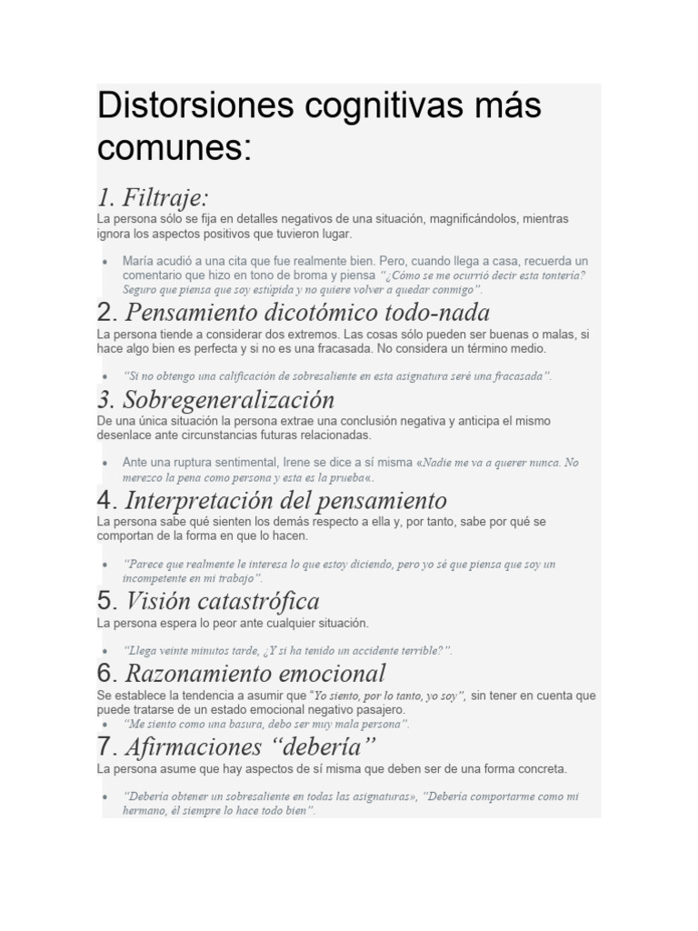Flashcard Distorsioni Cognitive: 50 Carte Per Salute Mentale E Riconoscimento Pensieri Negativi