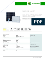 Ficha Tecnica Reflector Solar Led 300W - 124559
