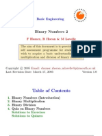 Binary Nos2, OCTAL, DECIMAL, HEXADECIMAL FOR CO OR OTHER SUBJECT