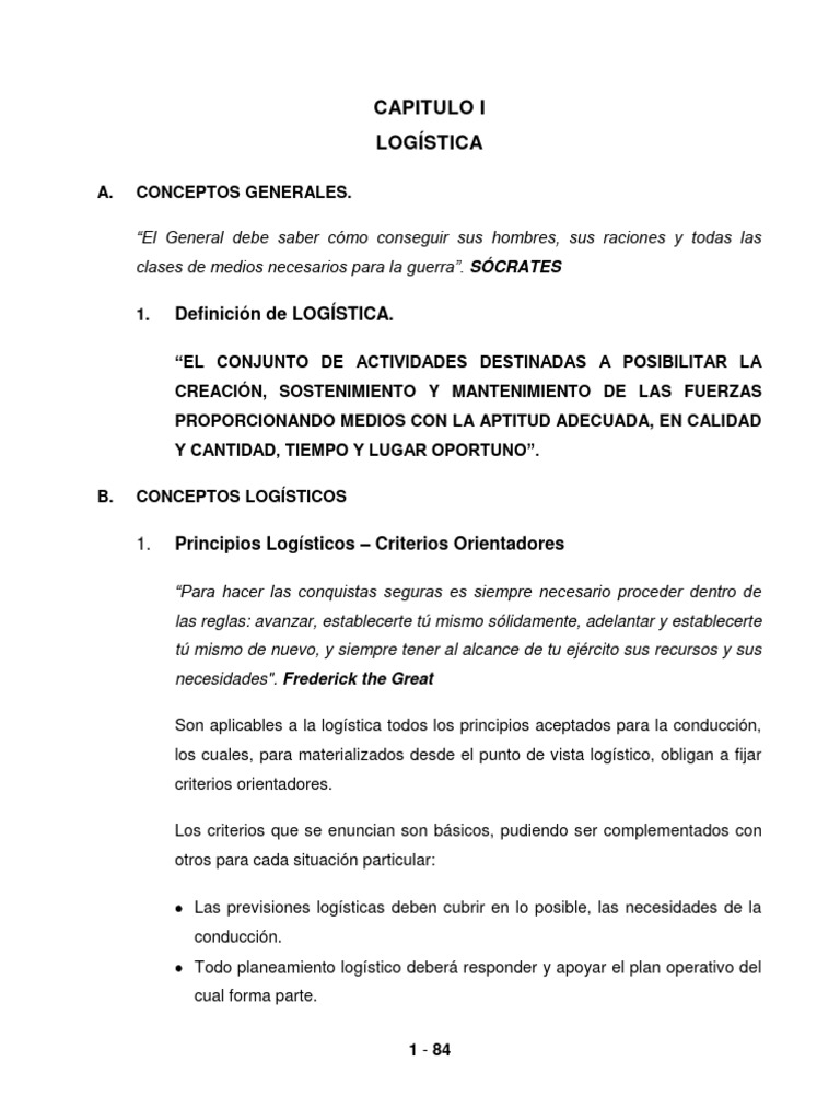 Logistica I | PDF | Logística | Bienes