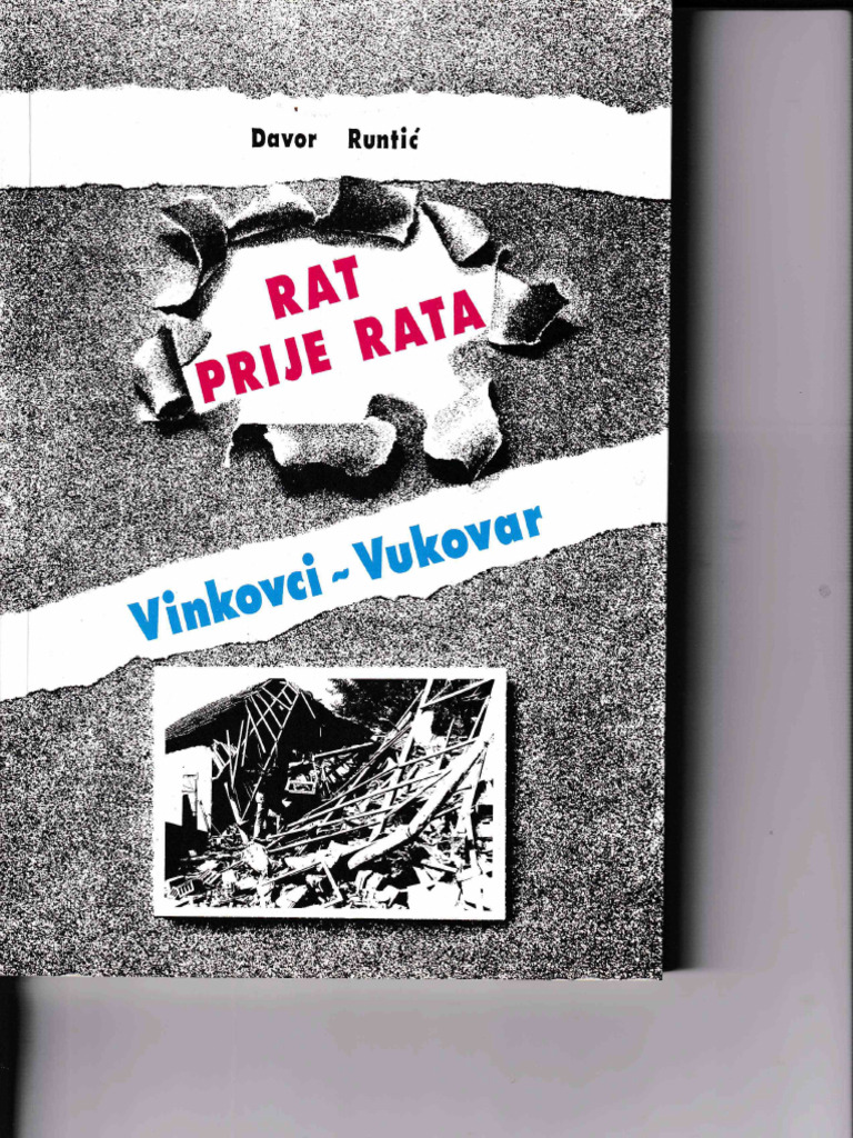 Davor Runtic Rat Prije Rata Vinkovci Vuk | PDF