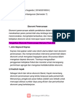 Rangkuman Ekonomi Perencanaan