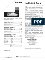 Kaolite 2000 Gun M - Data Sheet Spanish-2017