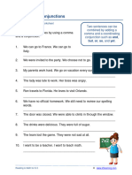 Grade 4 Coordinating Conjunctions B