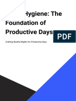 Sleep Hygiene: The Foundation of Productive Days