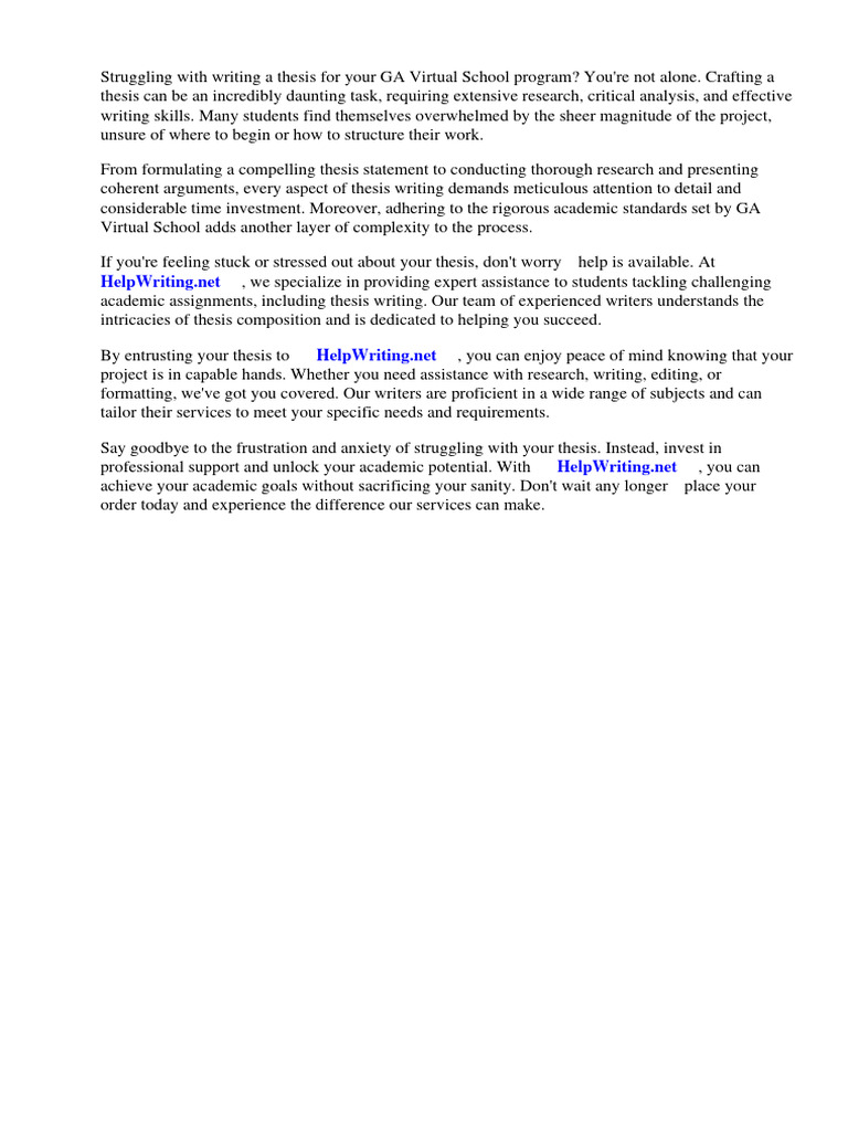 Ga virtual school thesis pdf educational technology learning