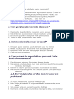 Qual É o Seu Grau de Satisfação Com o Casamento?